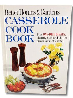 VINTAGE Better Homes & Gardens Casserole Cookbook mid-century 1960s recipe book